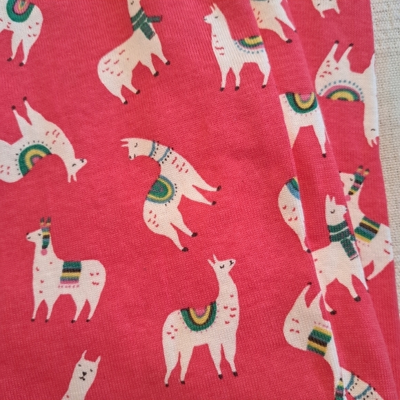 Mini Boden girls size 12 years llama pajama pants red with white llama's, new - Picture 7 of 7